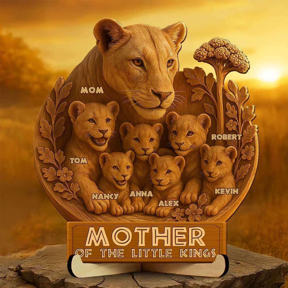 Lion Mom Wood Sign Gifts For Mom