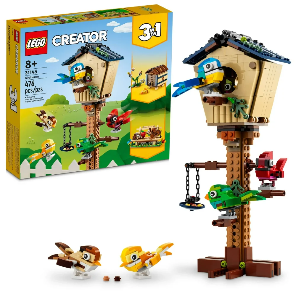 LEGO Creator 3in1 Birdhouse - Forest Animal Building Set