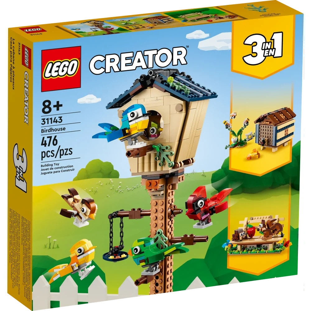 LEGO Creator 3in1 Birdhouse - Forest Animal Building Set - Image 2