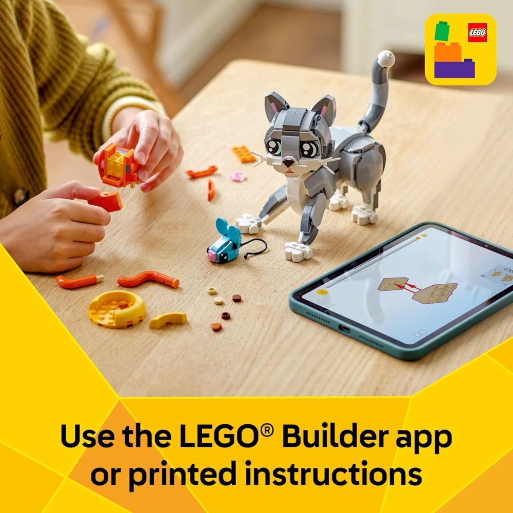 LEGO Creator 3in1 Playful Cat - Fun Animal Building Toy - Image 6