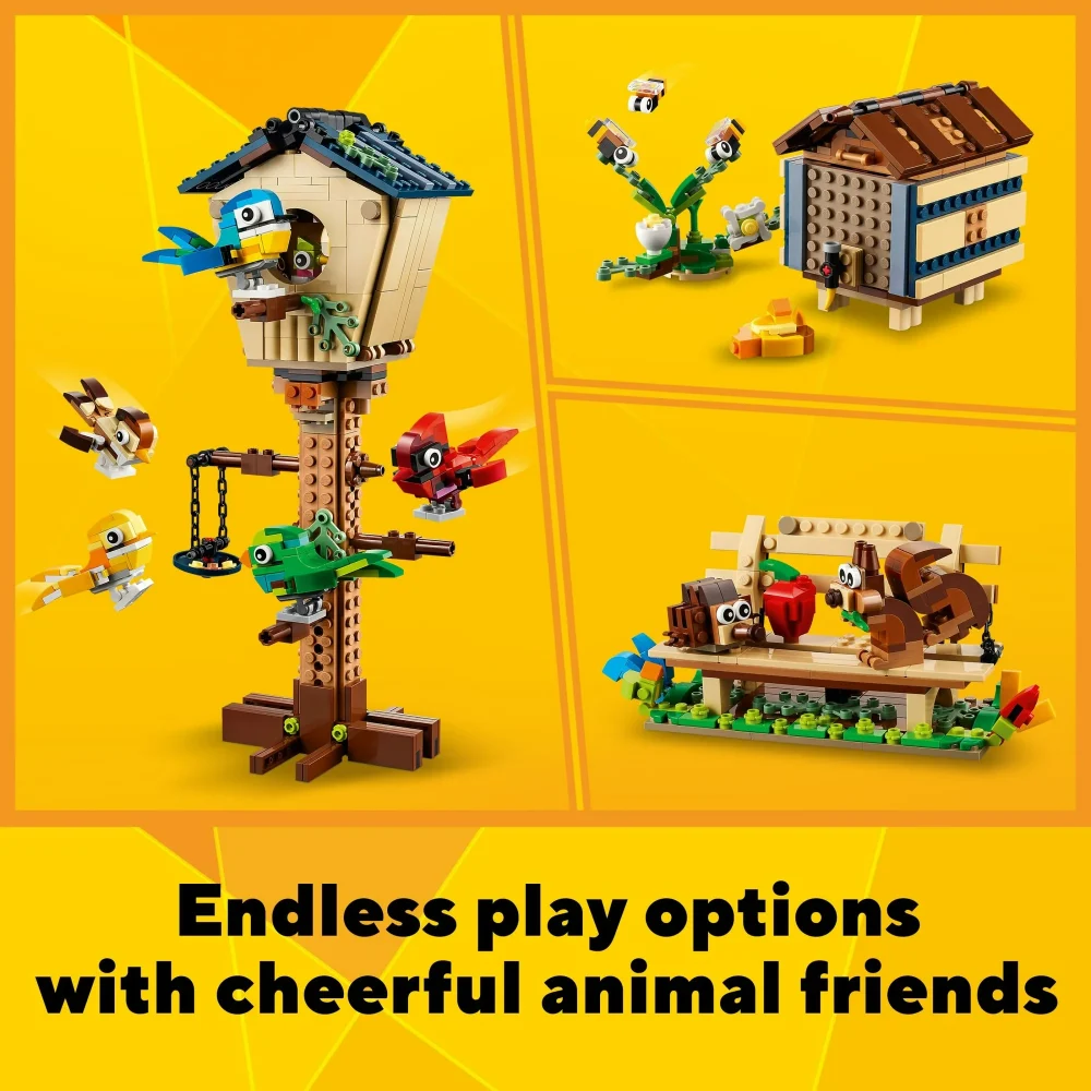 LEGO Creator 3in1 Birdhouse - Forest Animal Building Set - Image 4