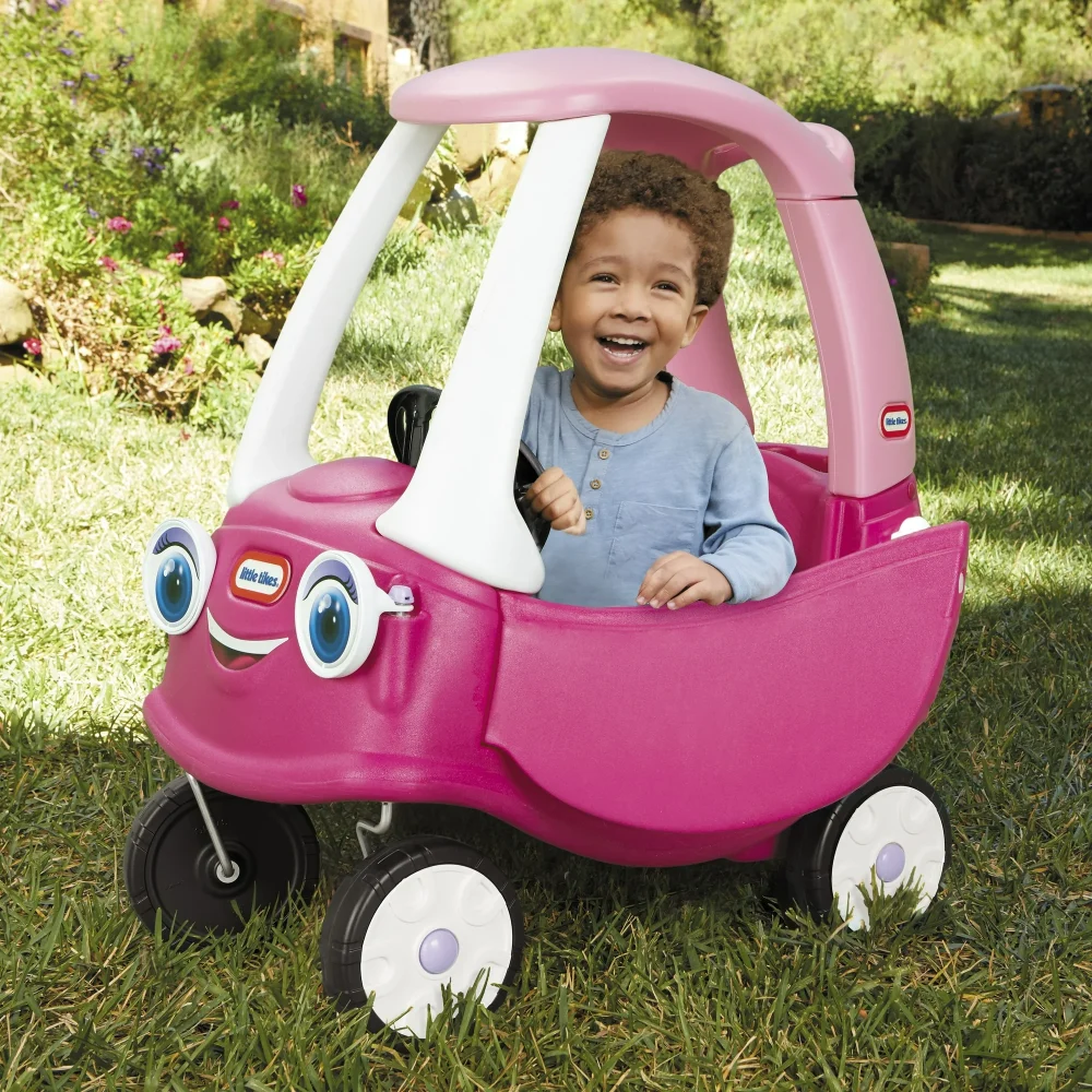 Little Tikes Princess Cozy Coupe Ride-On, Pink, for Ages 1 to 5 Years - Image 3