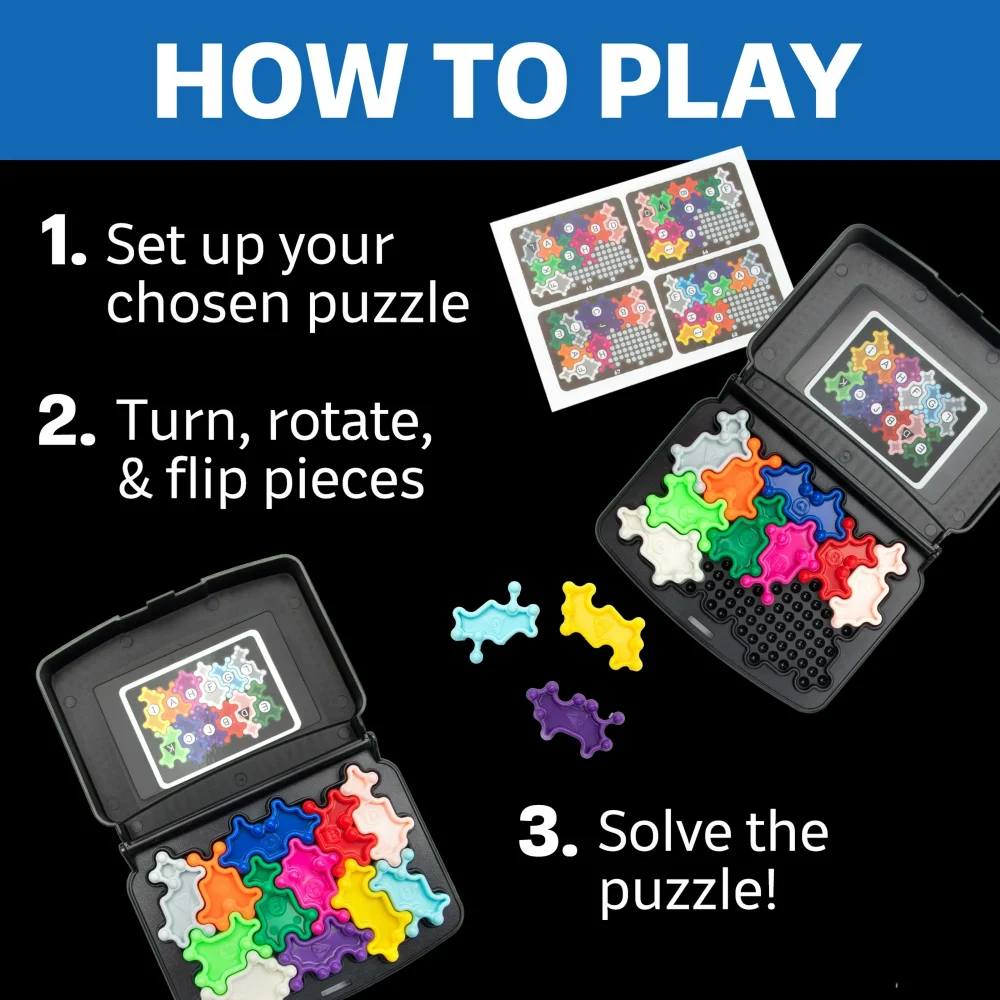 Educational Insights Kanoodle Cosmic – Brain Logic Puzzle Game - Image 3