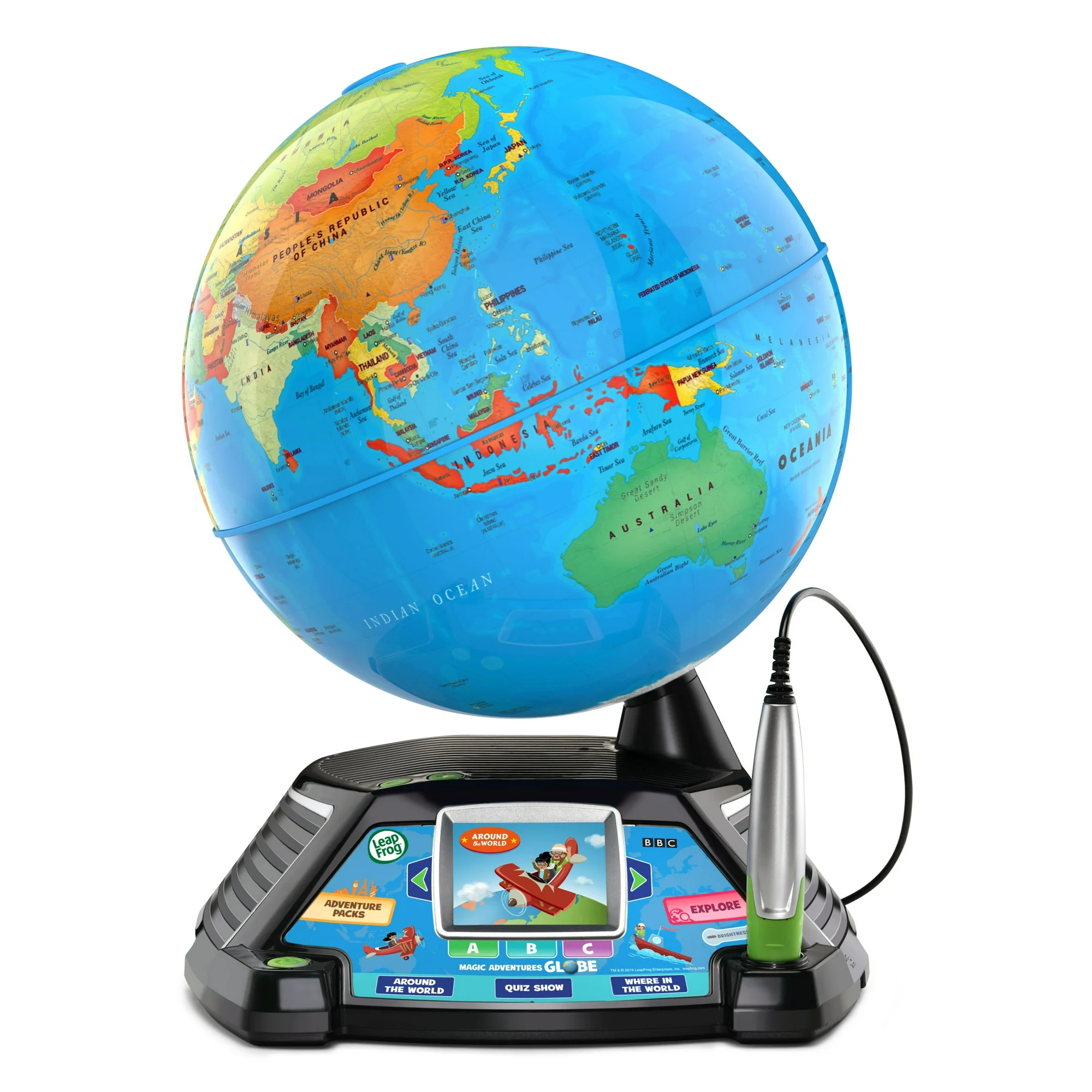 LeapFrog Magic Adventures Globe – An interactive globe that helps kids explore the world