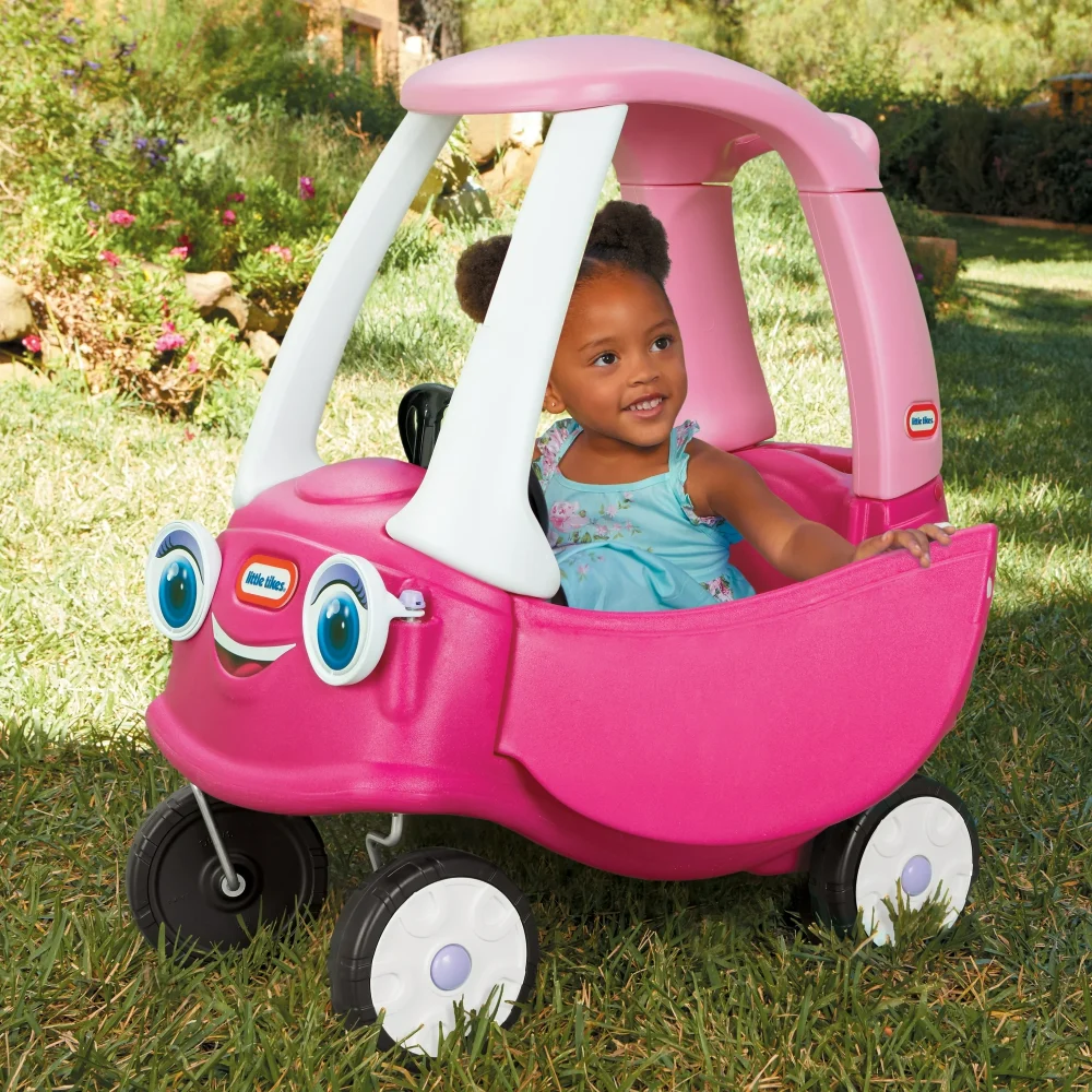 Little Tikes Princess Cozy Coupe Ride-On, Pink, for Ages 1 to 5 Years - Image 4