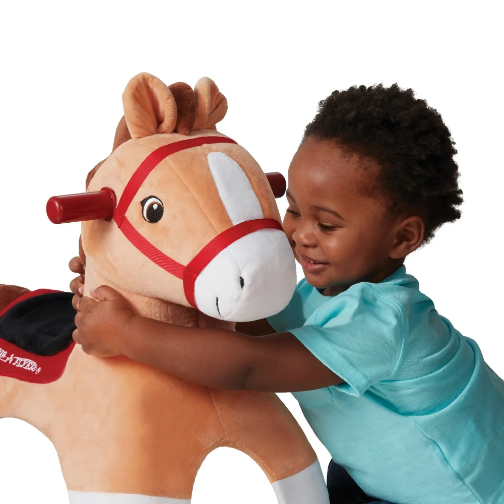 Radio Flyer Boots: Rolling Pony, Plush Caster Ride-On Horse for Kids - Image 8