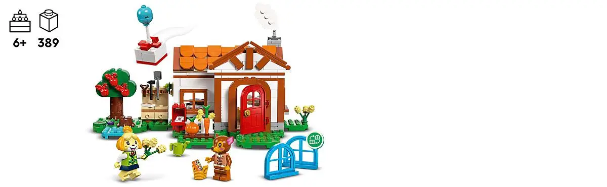 LEGO Animal Crossing Isabelle’s House Visit 77049 &#8211; Toy for Kids 6+