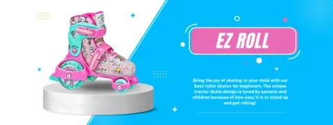 Roller Derby EZ Roll Adjustable Hello Kitty Skate, Size 11-2